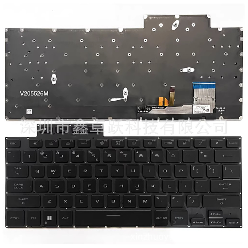 Us Suitable for Asus Rog Zephyrus Gu604 Gu604/V/Z /Vz/Vy/Vi 2023 Keyboard