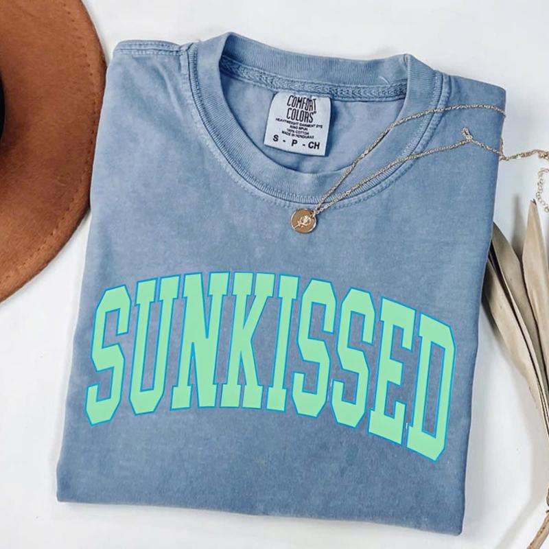 S 93542 Oversized Letter Print T-Shirt Loose Letter Print T-Shirt Dropshipping