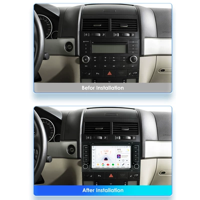 Touareg 7inch Car Gps Bluetooth: DVD Navigation
