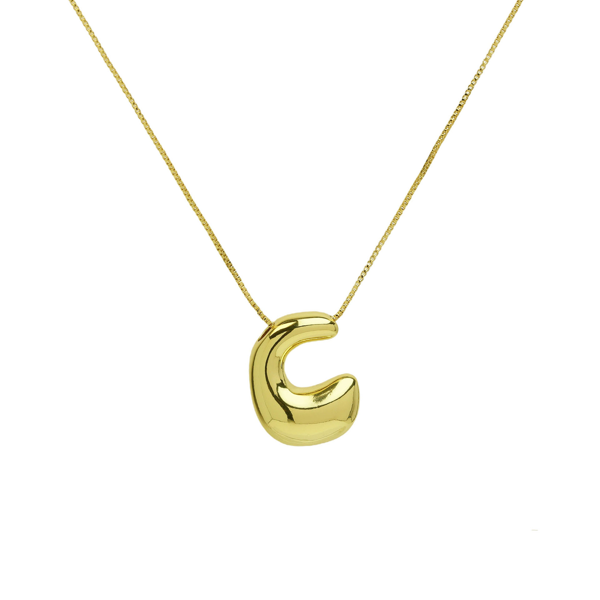 1 Piece Quantity Casual Simple Style Letter Brass Pendant Necklace 1 Piece