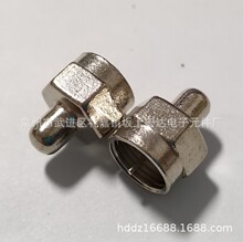 电阻F头防水帽75欧电视终端电阻机顶盒接插件有线电视接头英制F头