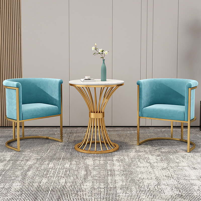 Negociaciones comerciales sofá / silla de una persona departamento de ventas 4S tienda cafetería salón de belleza tienda de ropa sofá / mesa / silla combinación