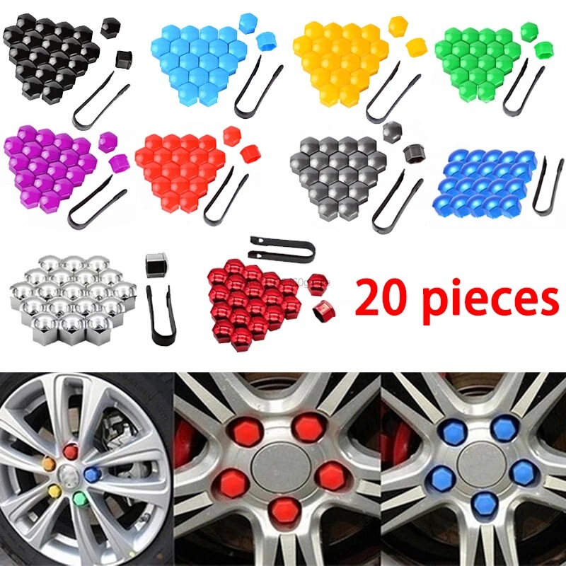 汎用自動車部品タイヤスクリューキャップ17mm19mm21mmハブ装飾プラスチックシェルナット保護カバー|undefined