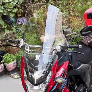 Universal motosiklet sükan kronşteyni Haojue Suzuki Dks150 Panther Cbf150R ön şüşə