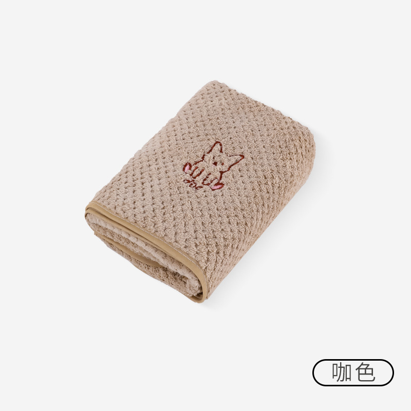 Toalla absorbente para mascotas con rejilla de piña, microfibra de terciopelo de coral, secado rápido, secado, suspensión, secado sin dañar el cabello