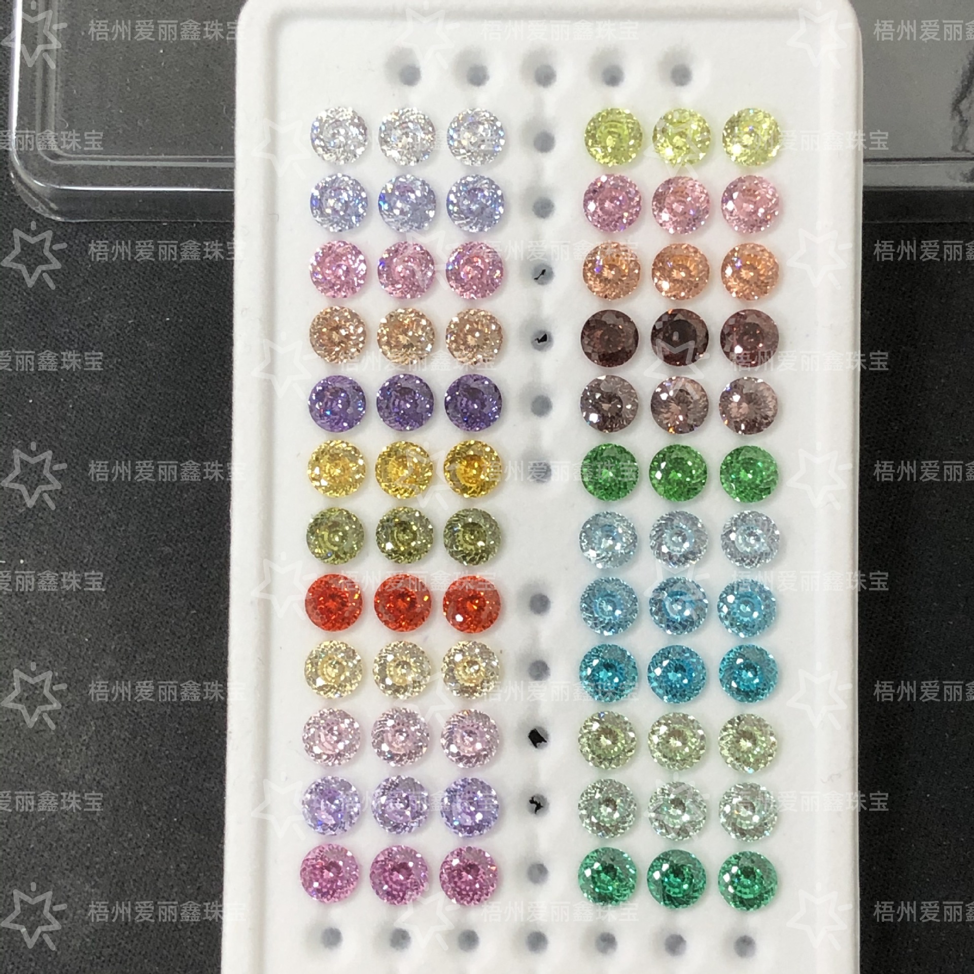 6mm Bird's Nest Cut Zircon Loose Stone High-Quality Main Stone for Earrings and Ear Studs