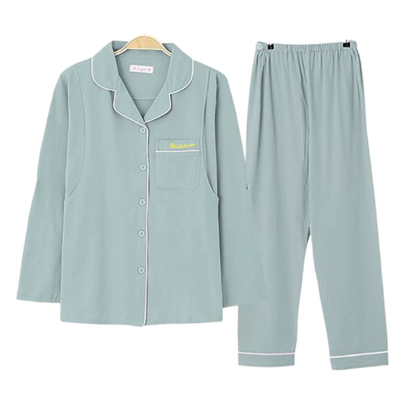 Послеродовая одежда: пижамы для роддома из чистого хлопка, одежда для кормления, домашняя одежда для выписки из роддома, из чесаного хлопка