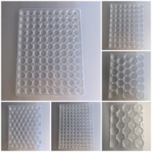 多款厂家现货透明圆形格圆孔吸塑电子五金电子汽车零件吸塑盒其他