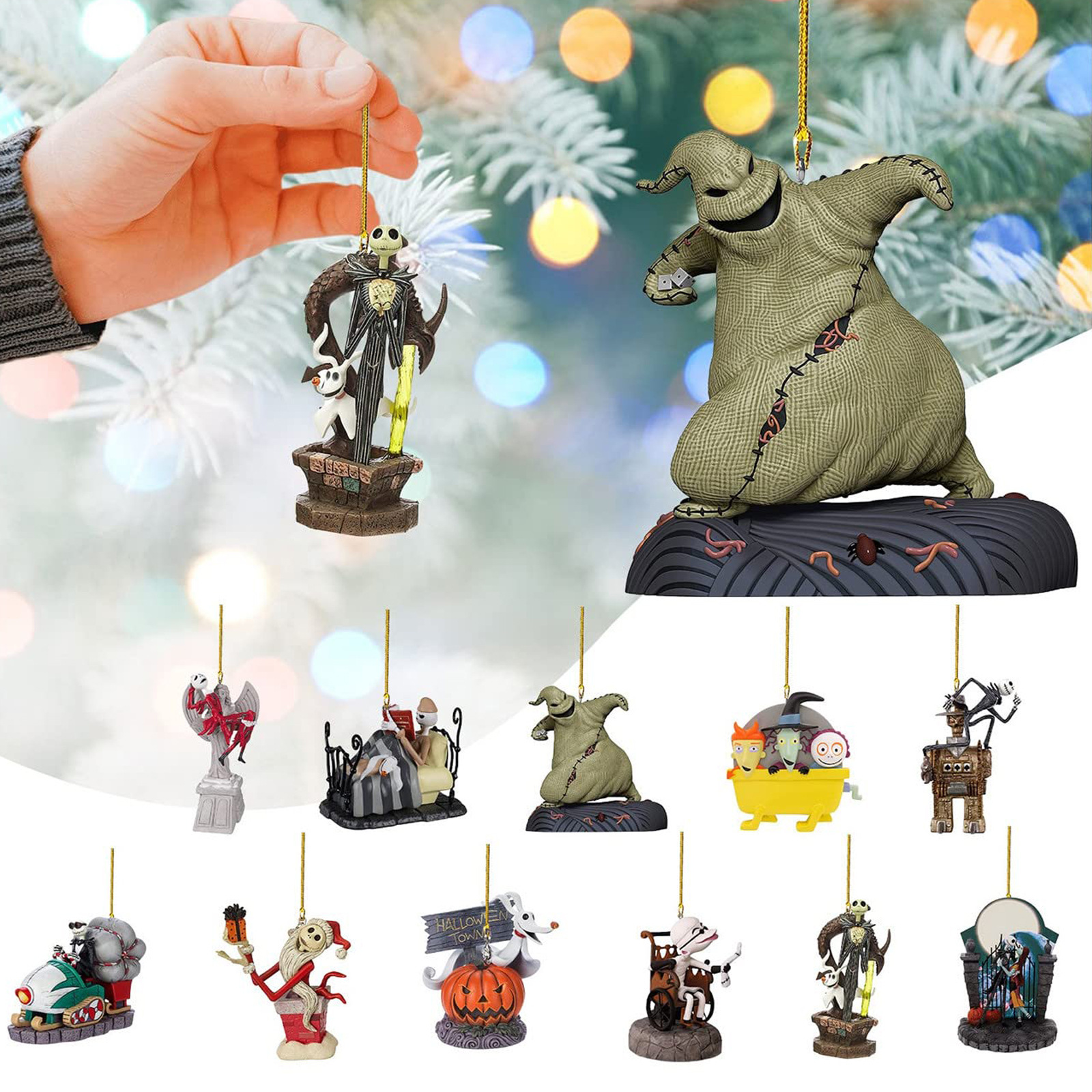 Christmas Cartoon Acrylic Flat Christmas Tree Decoration Pendant…