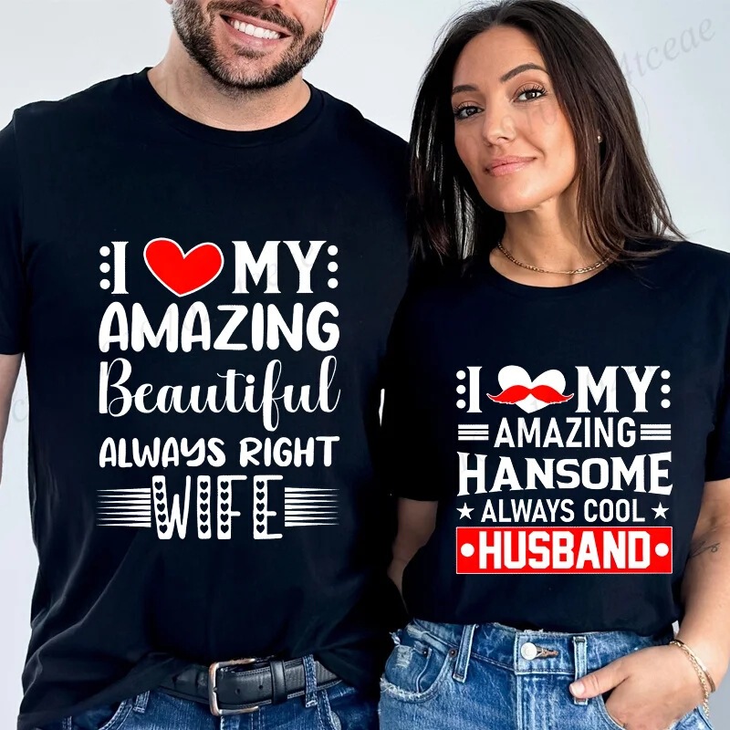 I Love My Amazing Husband/Wife Genderless T-Shirt, Men, Women Gift, Lover's Love
