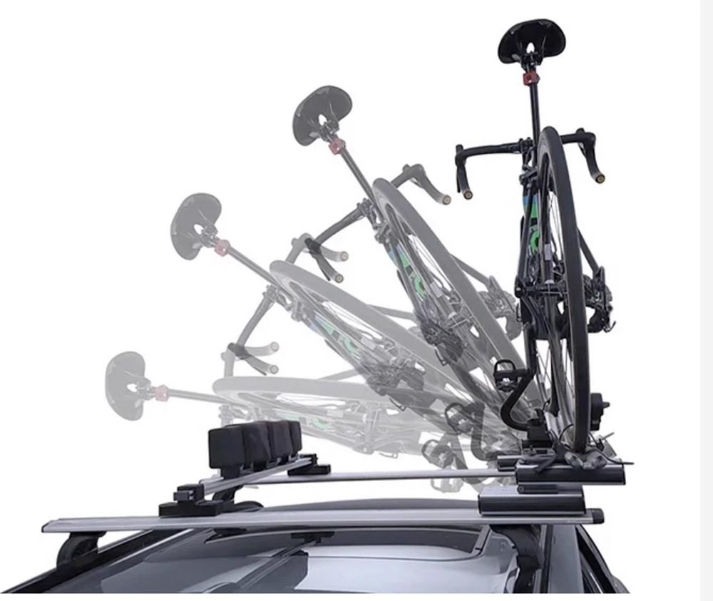KW pro roof bike retractor roof road roof rack flat bracket flat bike rack