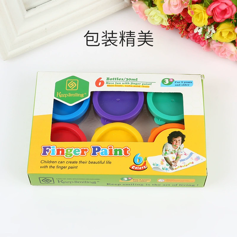 Пигментная игрушка, гуашь, 6 цветов, граффити, DIY, моющийся