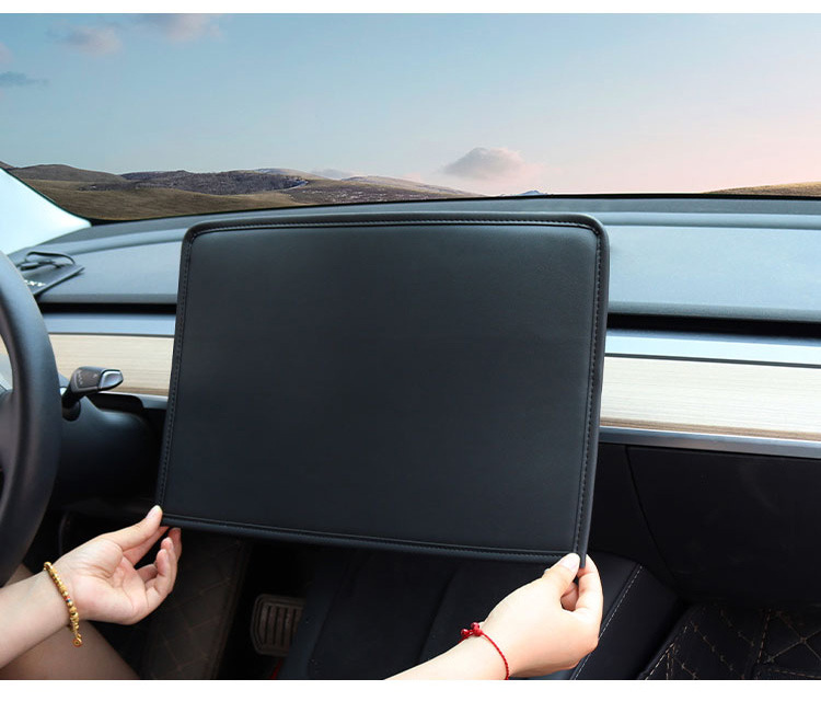 Suitable for Tesla Tesla Model3/Y central control screen protective cover protective leather case auto supplies wholesale