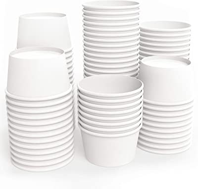 Lindo helado taza de papel desechable cuadrado engrosado postre tazón sundae yogurt congelado fiesta de cumpleaños bebida fría taza