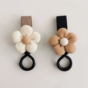 Korean Style Ins Style Small Flower Stroller Hook Stroller Accessories Stroller Walking Artifact Multi-Functional Bag Hook