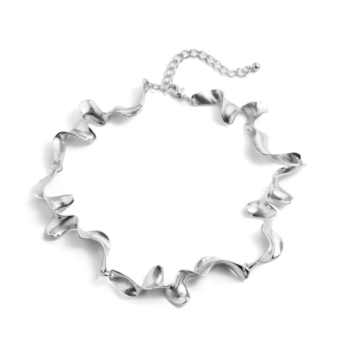 29g Weight Bracelets, Necklace Classification 1 Piece Quantity Holiday, Daily Occasion Alloy Material Irregular Pattern Women's Gender Punk, Streetwear Style Punk Streetwear Irregular Alloy Women's Bracelets Necklace 6