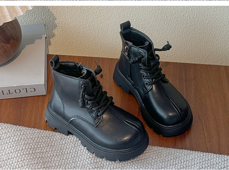 Kinder Stiefeletten Für Mädchen Und Jungen Mit Seitlichem Reißverschluss_voghion.com
