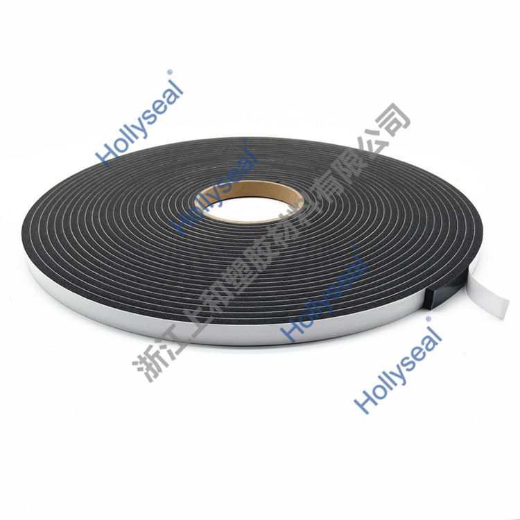 防水PVC泡棉胶带抗压缩变形 通风管空调管专用隔热吸音密封条