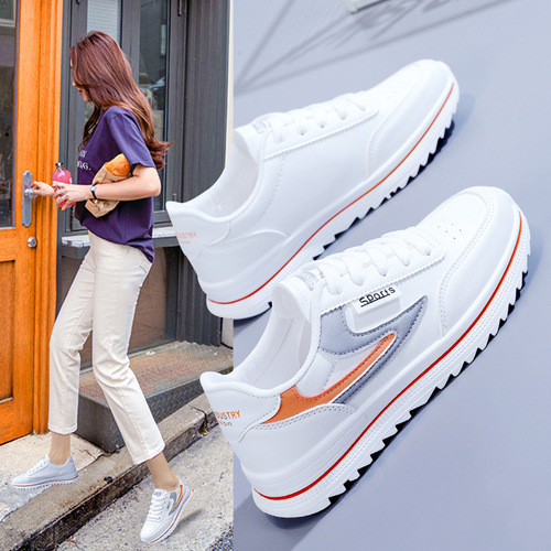 ins versatile Forrest Gump shoes women's  spring and autumn breathable student sports shoes women's Korean version running shoes B611