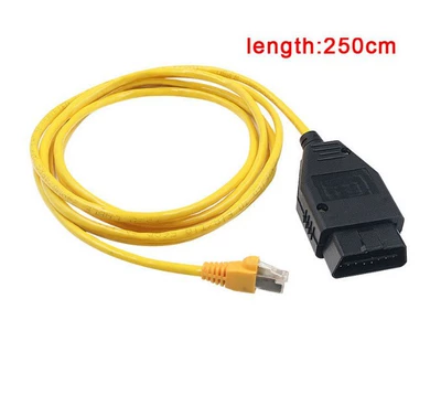 For Bmw Enet E-Sysicom Is Used for F Chassis Category 6 Super Brush Hidden Line High Quality with U Disk Data (Avtomobil diaqnostika alətləri) - enet-round-head