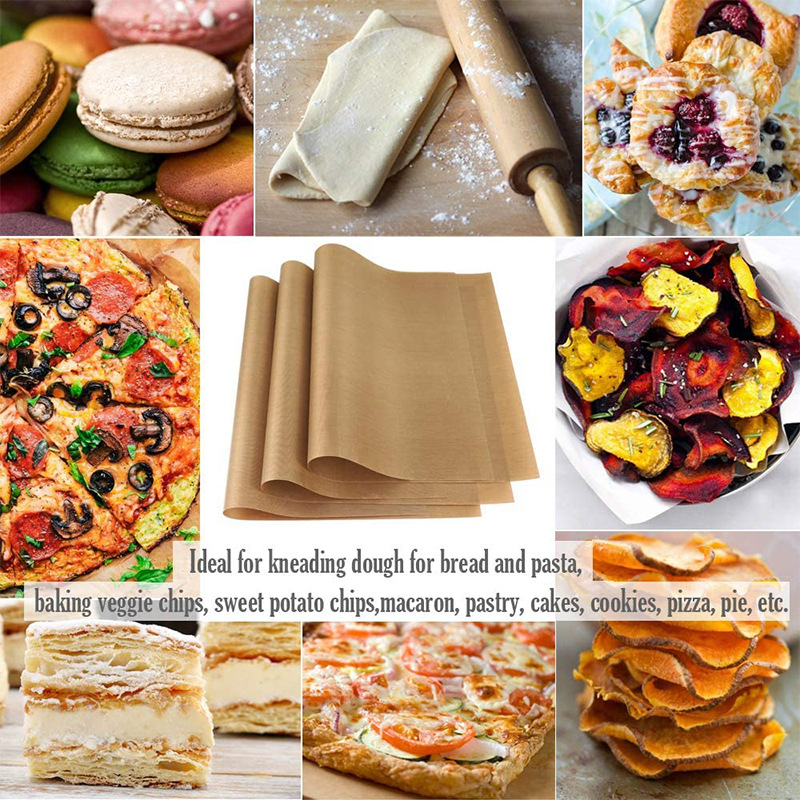 Para hornear tela resistente a altas temperaturas antiadherente para hornear tela de aceite paño de planchado de alta temperatura bandeja de hornear paño de pastel de tela horno paño de papel de aceite