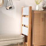 Деревянная цветочная рама трехэтапная лестница человеческих персонажей Портативная лестничная лестница домашняя складная лестница сгущенной алюминиевой сплав с тремя штифтами лестницы