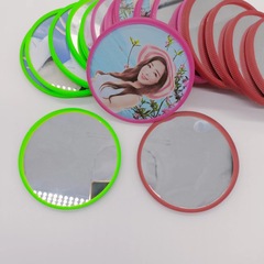 3inch ラウンドミラー便利なノスタルジックな昔ながらのラウンドミラーポータブル化粧鏡 1 元 1 つのソース卸売