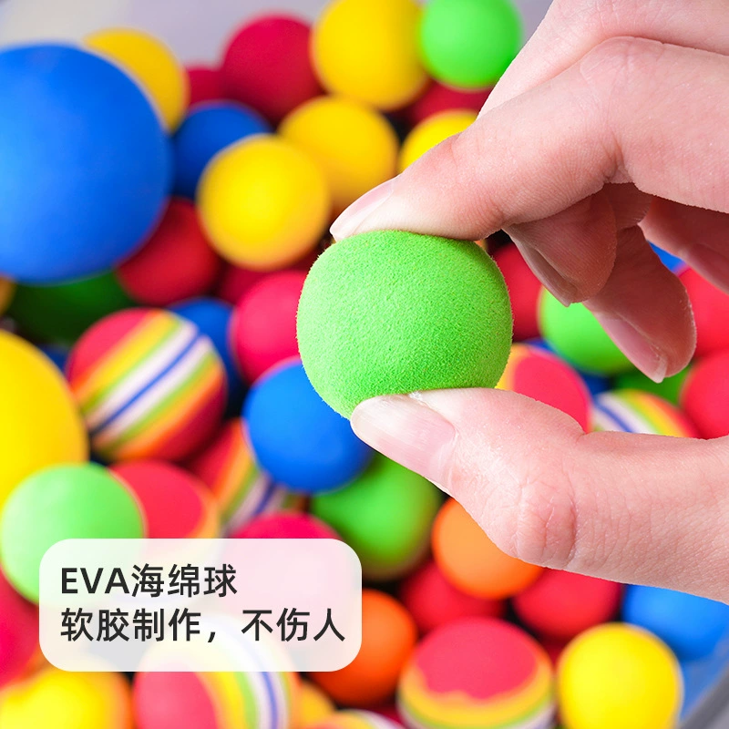 Сponge styrofoam ball, elastic soft bullet, toy, direct factory sales