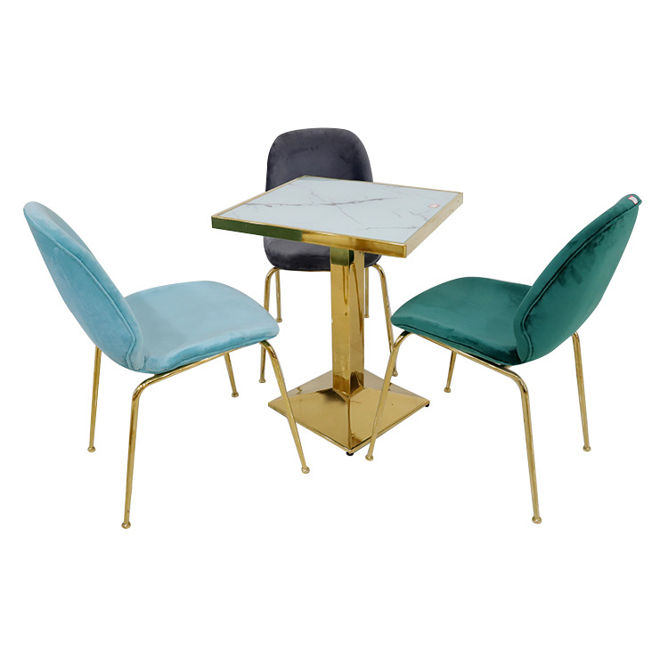 silla exportada silla de comedor italiana silla de hierro forjado de paquete suave silla de lujo ligera silla de mesa de comedor respaldada de alto nivel