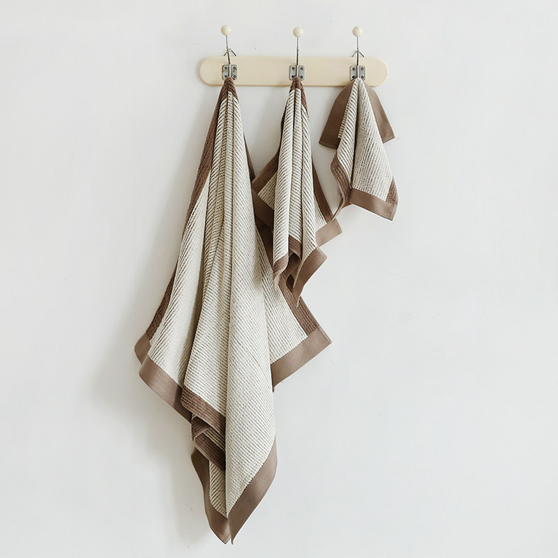 High-End Cotton Towel for Face Washing, Household Use, Fully Cotton, Absorbent, Suitable for Men and Women, Large Bath Towel That Doesn'T Shed Easily