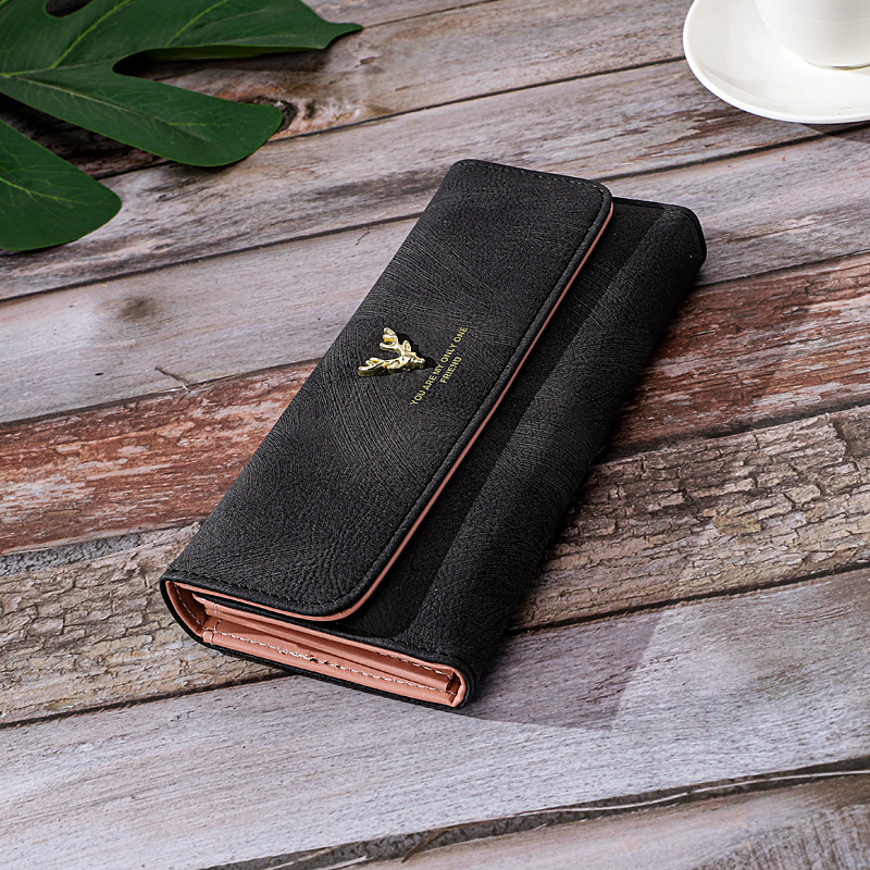 Long Women's Wallet Frosted Cover Wallet Soft Leather Wallet Fashion Retro Large Capacity Hand Bag Long Women's Wallet Frosted Cover Wallet Soft Leather Wallet Fashion Retro Large Capacity Hand Bag