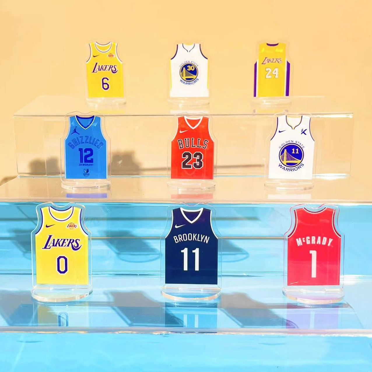 NBA Кобе Карри Джеймс Оуэн Баскетбольная майка Настольные украшения для автомобильных фанатов Окружающий подарок Прилив