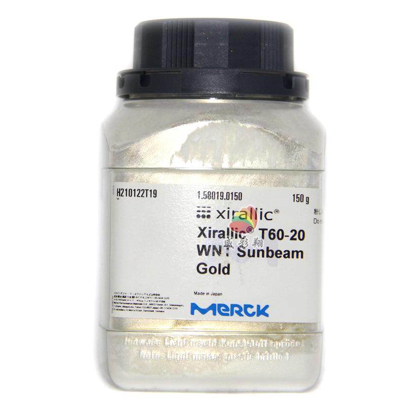 默克珠光粉XIRALLIC T60-20 WNT Sunbeam Gold|幻彩水晶金珠光粉