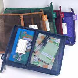 真彩复古L型文具学科分类大容量考试补习收纳美术加厚学生补课