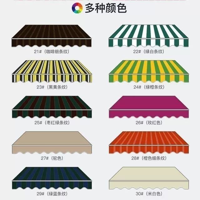 New thickened retractable sunshade canopy with replaceable fabric, sun and rain protection tarpaulin, outdoor canopy fabric, sun-proof and waterproof tarpaulin, single-layer fabric