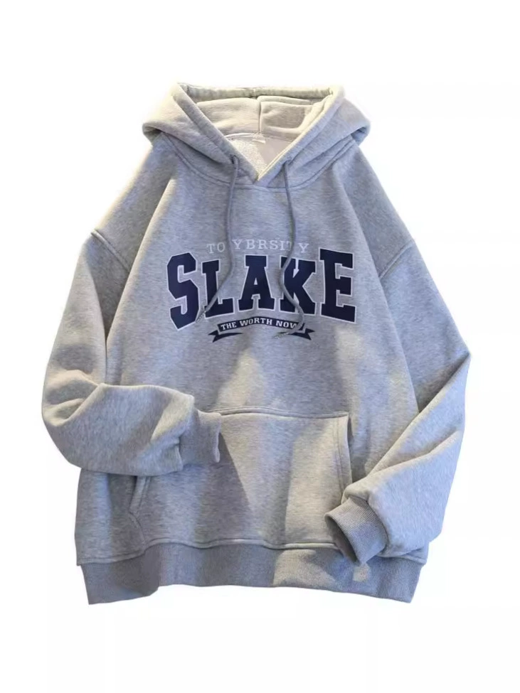 Hoodie (Tide) thin autumn pullover, Korean style, plus-size oversized fit