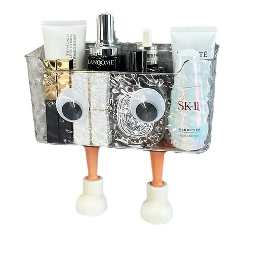 Wall-mounted drain rack for discarded face towel storage, bathroom facial tissue organizer, secondary sorting bathroom shelf