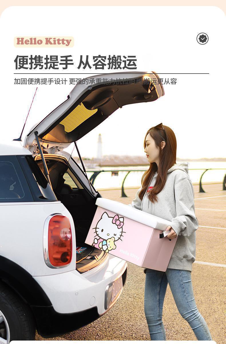 Directly Supplied from the Manufacturer, Car Trunk Storage Box, Car-Mounted Female Cartoon Organizer Box, Trunk Storage Box