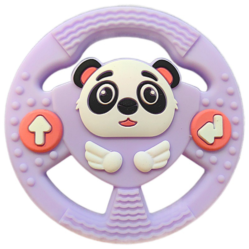 곰 핸들 팬더 치발기---보라색
