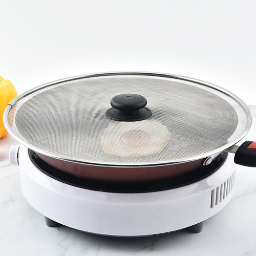 430 stainless steel oil-proof 201 net oil-proof cover splash-proof net cover oil-proof net cover explosion-proof lid pot cover