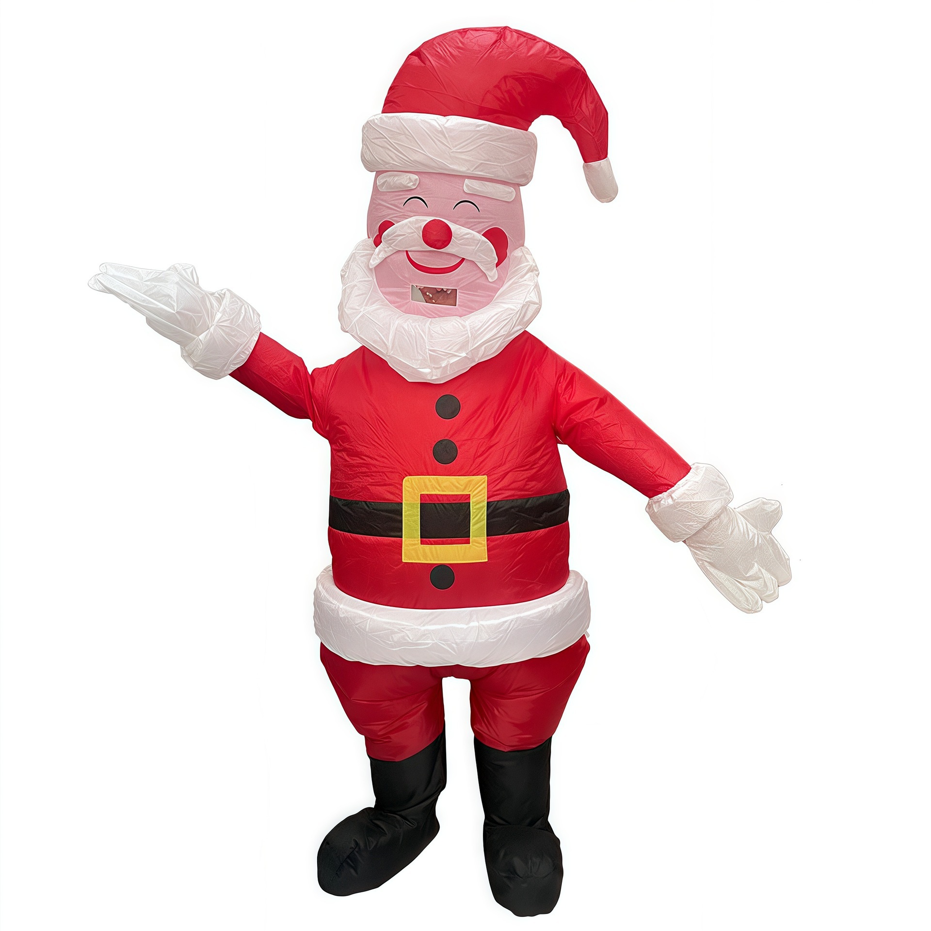Navidad personalizada transfronteriza navidad barba blanca vieja ropa inflable cos show adorable jugar ropa inflable de navidad