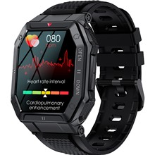 户外运动智能手表K55蓝牙通话心率血压血氧秒表音乐多种运动模式