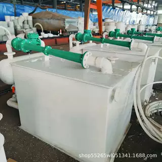 PP真空机组 立卧式PP真空泵 防腐蚀酸碱水循环水喷射全套真空机组