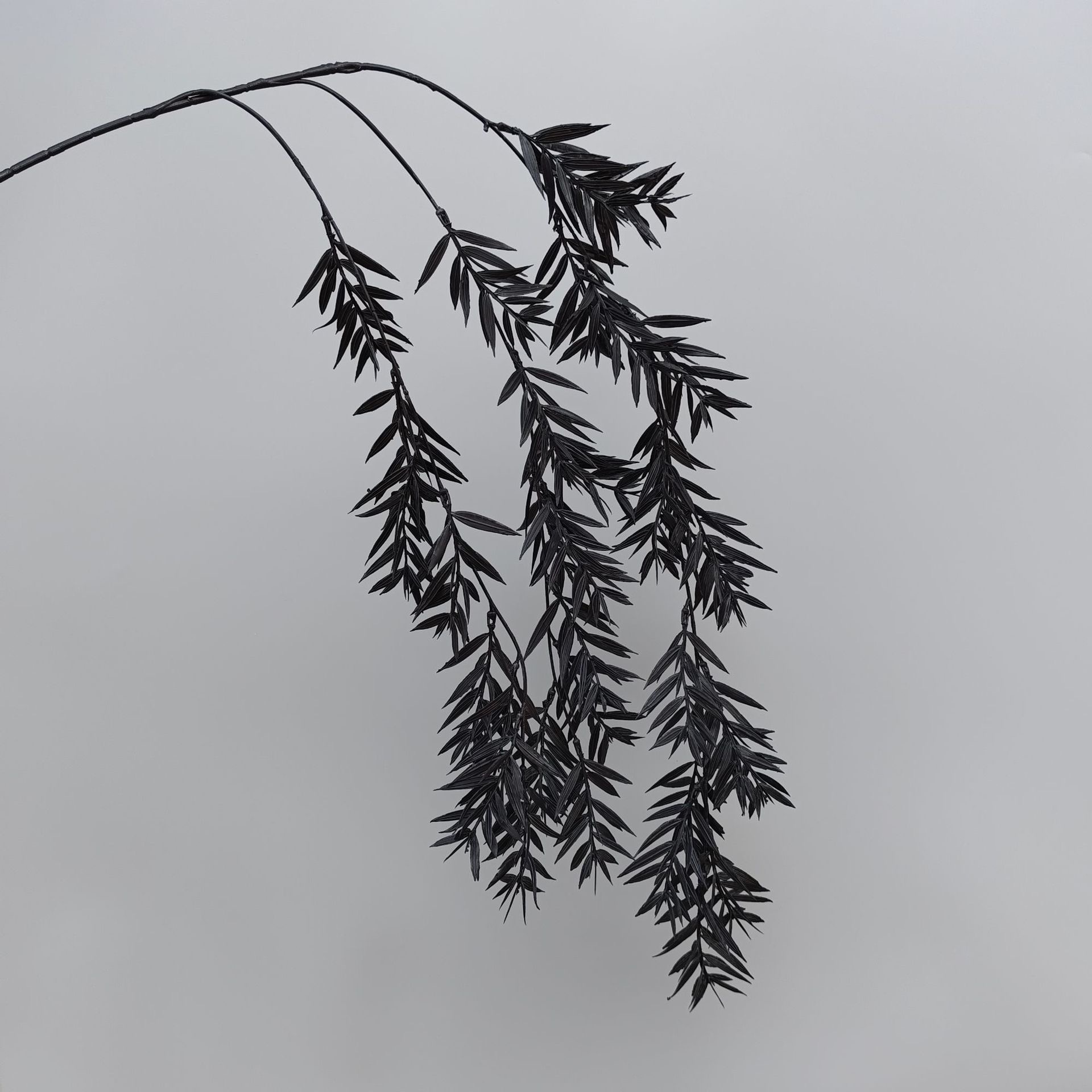 매달린 대나무 잎