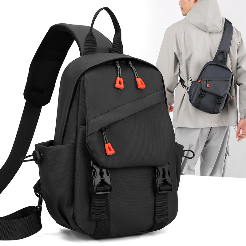 2025 nuevo mochila transfronteriza moda multifuncional bolso de pecho impermeable para hombres bolsa de bicicleta de hombro casual de gran capacidad