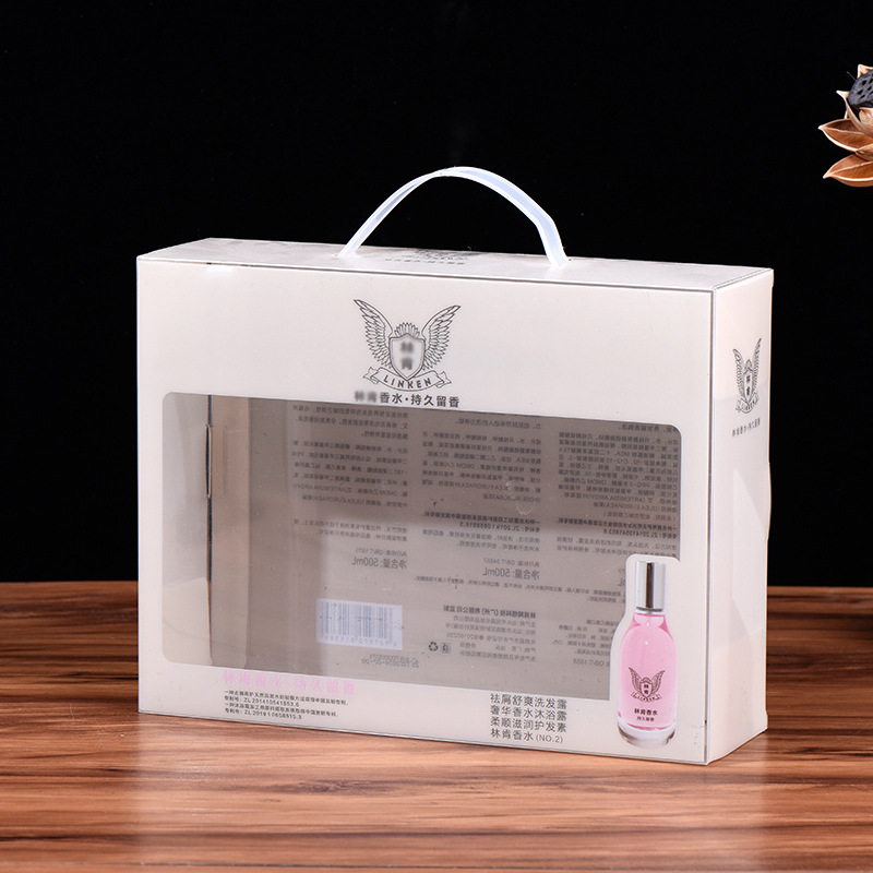 手提透明塑料pvc盒子pp包装盒糖果饼干盒曲奇伴手礼礼品盒批发