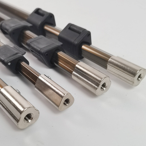 Toggle triangle net pole fishing net pole fishing supplies aluminum alloy telescopic 3 sections 4 sections net pole