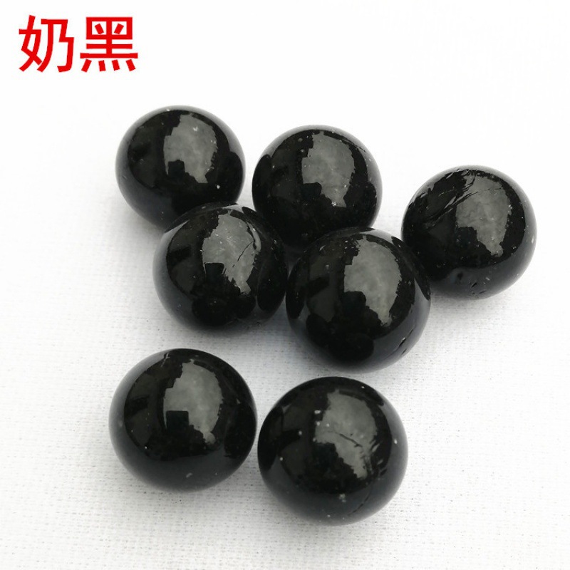16mm mármoles de vidrio al por mayor juguetes nostálgicos cuentas de vidrio juego de damas tienda binaria de vidrio perlas sueltas bola artesanal
