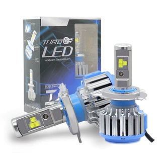 跨境专供 T1汽车led大灯 适用h4远近光超亮led灯通用配件改装车灯