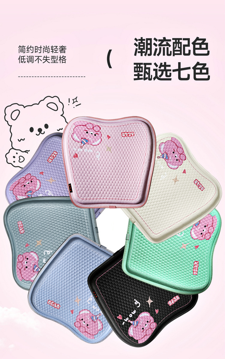 Factory Direct honeycomb car gel cushion single piece Four Seasons universal car seat cushion summer breathable ventilation butt pad